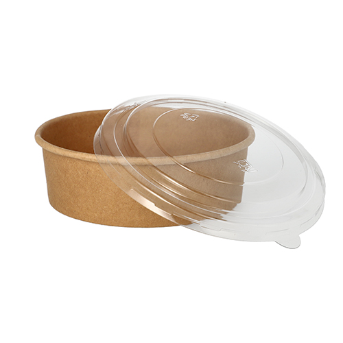 3000 Salatschalen, Pappe rund 500 ml Ø 15 cm · 4,6 cm braun