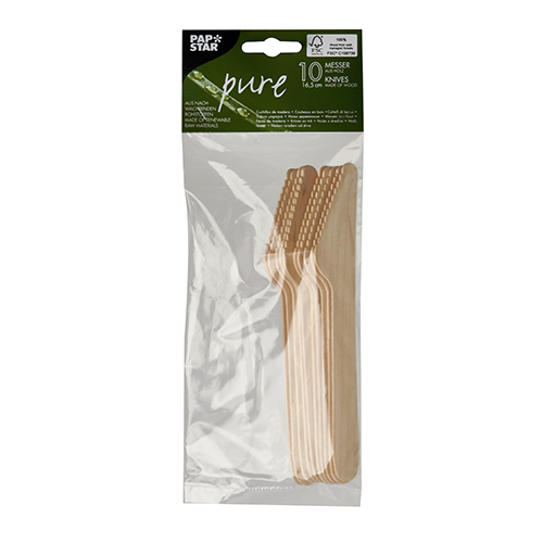 10 Messer, Holz "pure" 16,5 cm 43200 Messer, Holz "pure" 16,5 cm