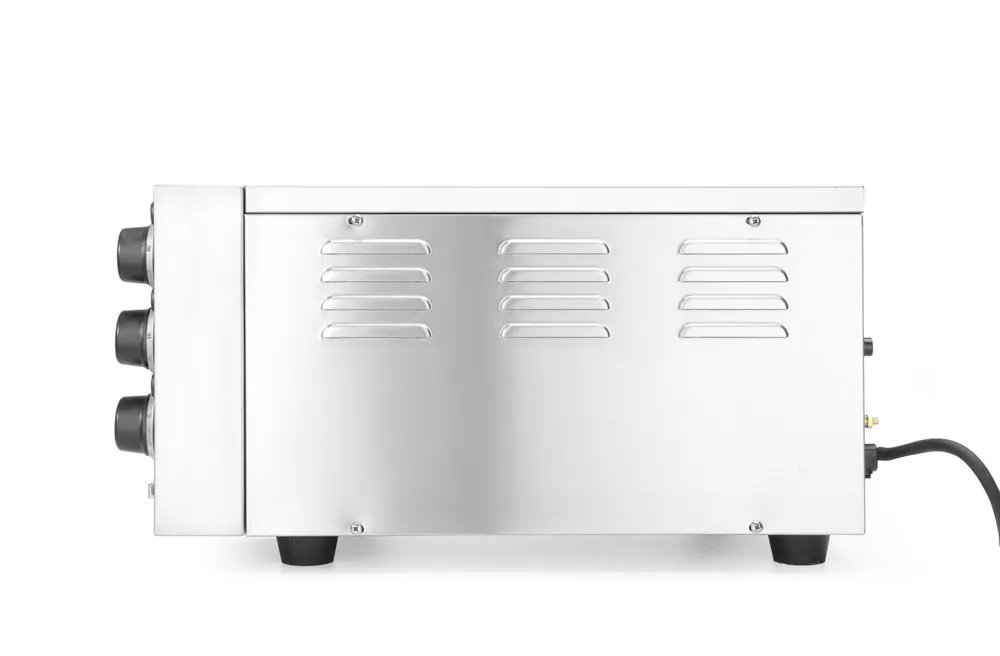 Pizzaofen kompakt, Silber, 230V/2000W, 580x560x(H)275mm Pizzaofen kompakt, Silber, 230V/2000W, 580x560x(H)275mm