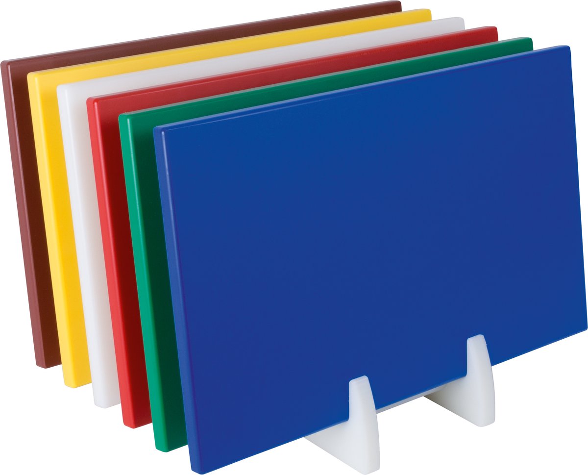 Polyethylen-Schneidebrett,Anti-Rutsch-Füße,weiß StänderfürSchneidbretter