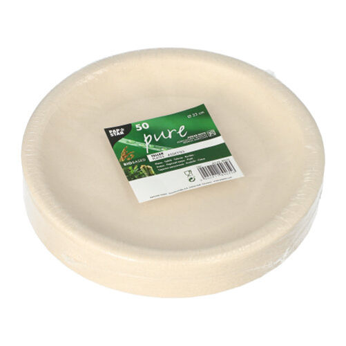 20000 Teller, Agrarreste "pure" rund Ø 23 cm weiss