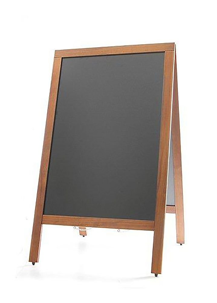 Kundenstopper Kreidetafel, HENDI, 700x600x(H)1200mm