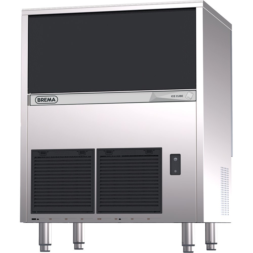 BREMA Eiswürfelbereiter wassergekühlt, 72kg/24h, Abmessung 738 x 600 x 1030 mm (BxTxH) BREMA Eiswürfelbereiter wassergekühlt, 72kg/24h, Abmessung 738 x 600 x 1030 mm (BxTxH)