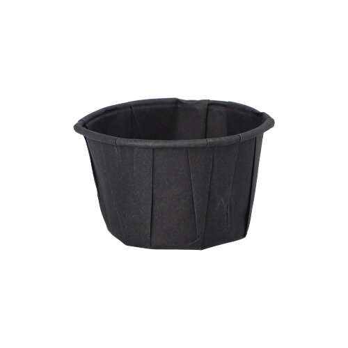 60000 Dressingbecher, Papier 50 ml Ø 5,8 cm · 3,5 cm schwarz