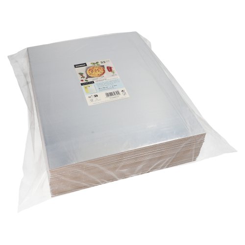 1800 Tortenplatten eckig 0,3 cm x 30 cm x 40 cm gold/silber