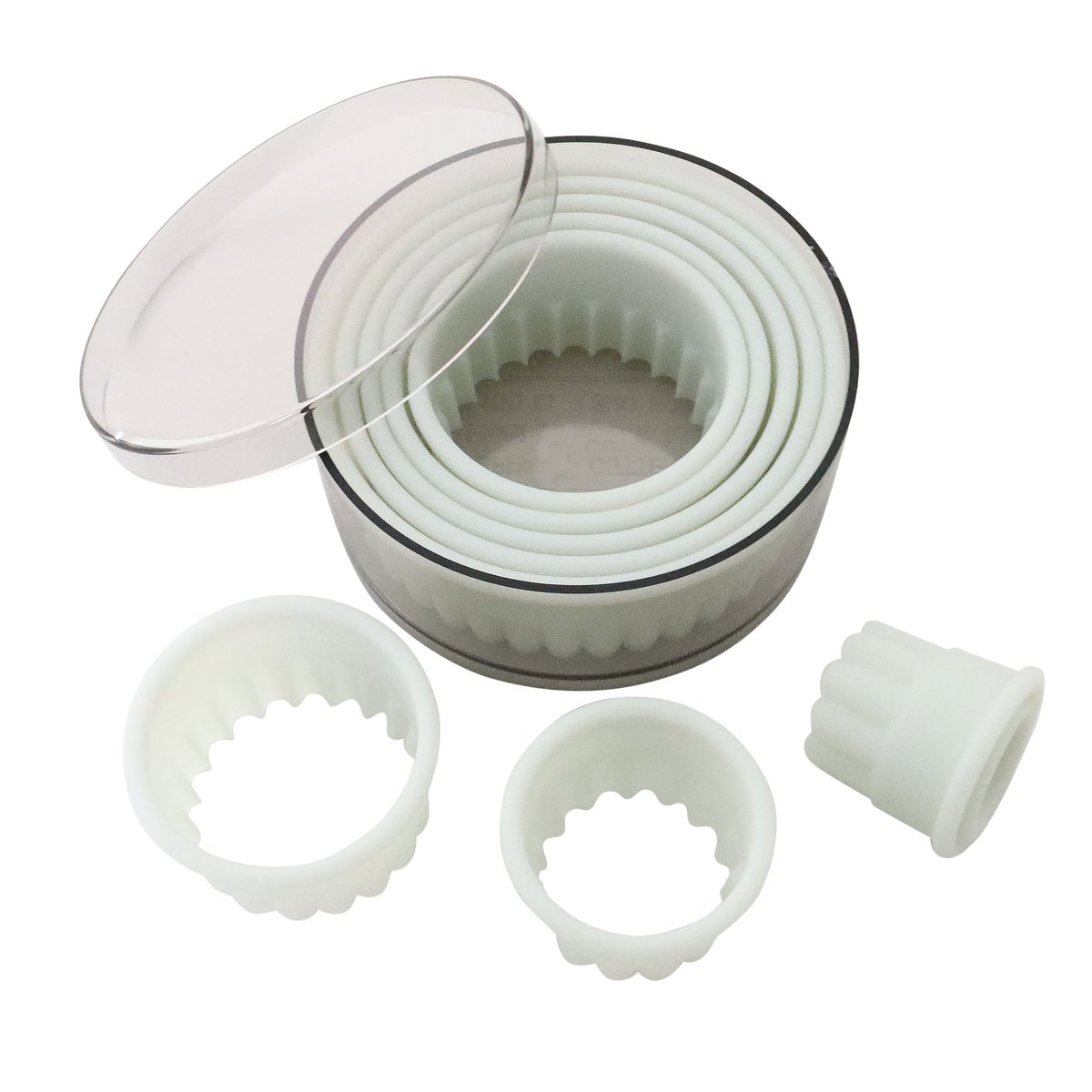 Ausstechersatz rund, gezackt Ausstechersatz rund, gezackt