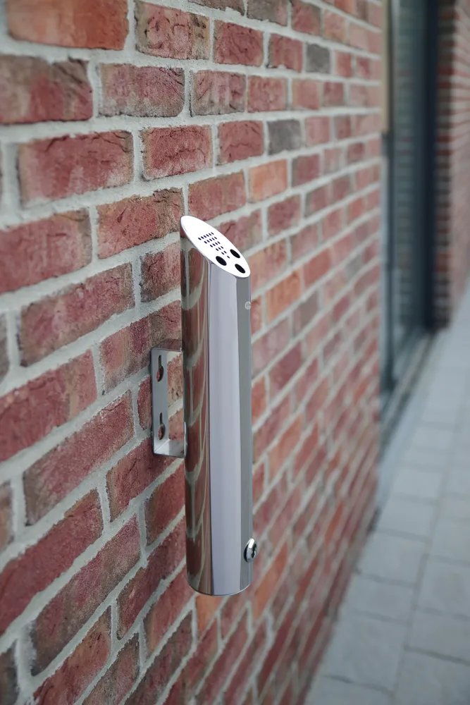 Aschenbecher zur Wandmontage, ⌀75x(H)460mm