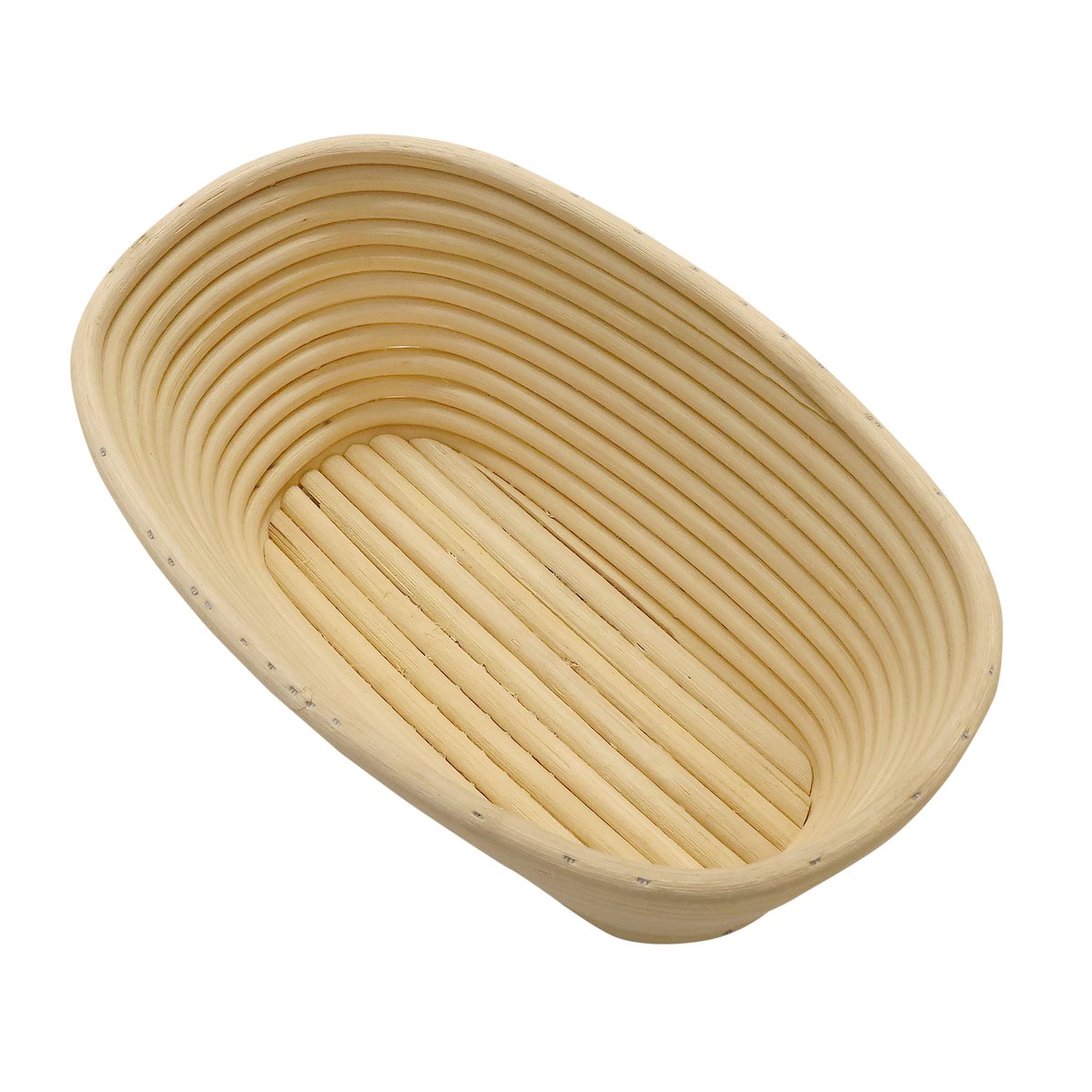 Brotform / Gärkorb, lang, runder Kopf