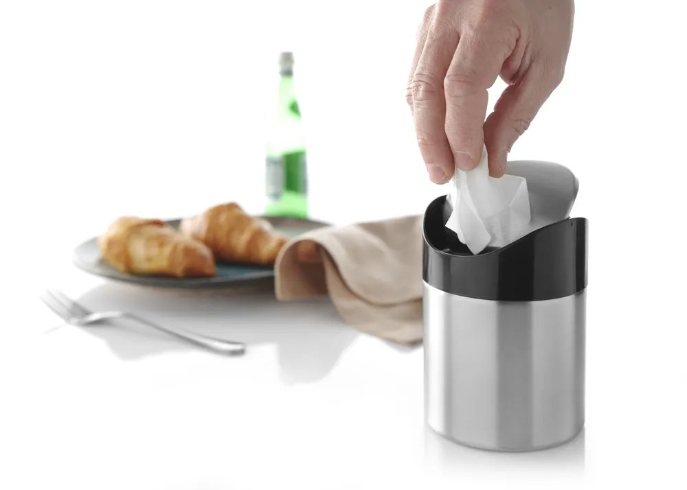 Tischabfallbehälter, ⌀95x(H)130mm Tischabfallbehälter, ⌀95x(H)130mm