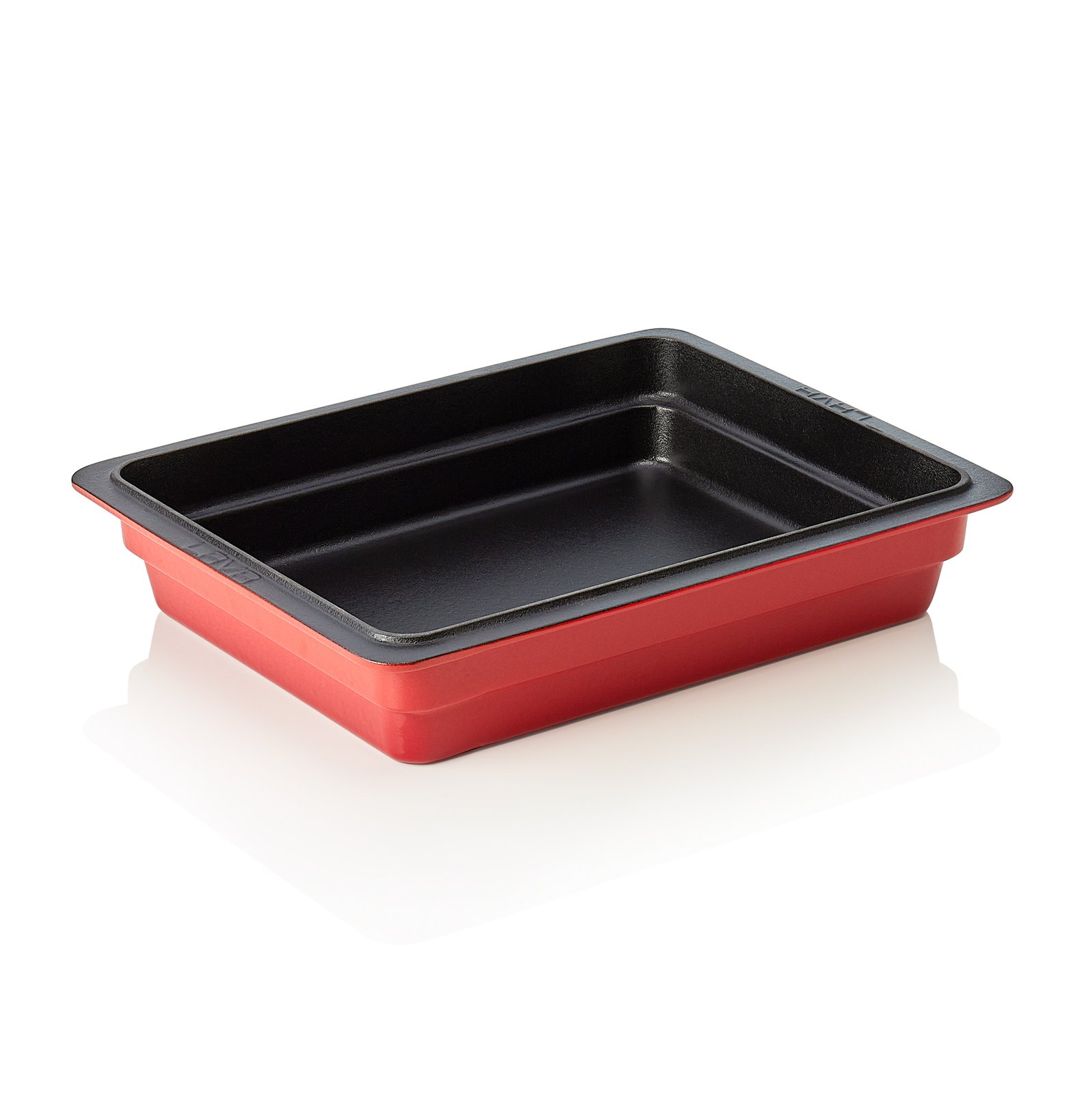 GN Behälter 1/2 32,5 x 26,5 x 6,5 cm, Lava, rot
