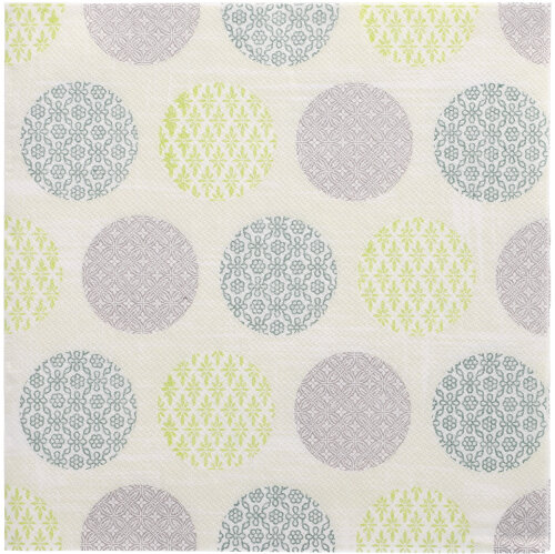 12500 Servietten "ROYAL Collection" 1/4-Falz 40 cm x 40 cm dunkelgrün "Rococo"