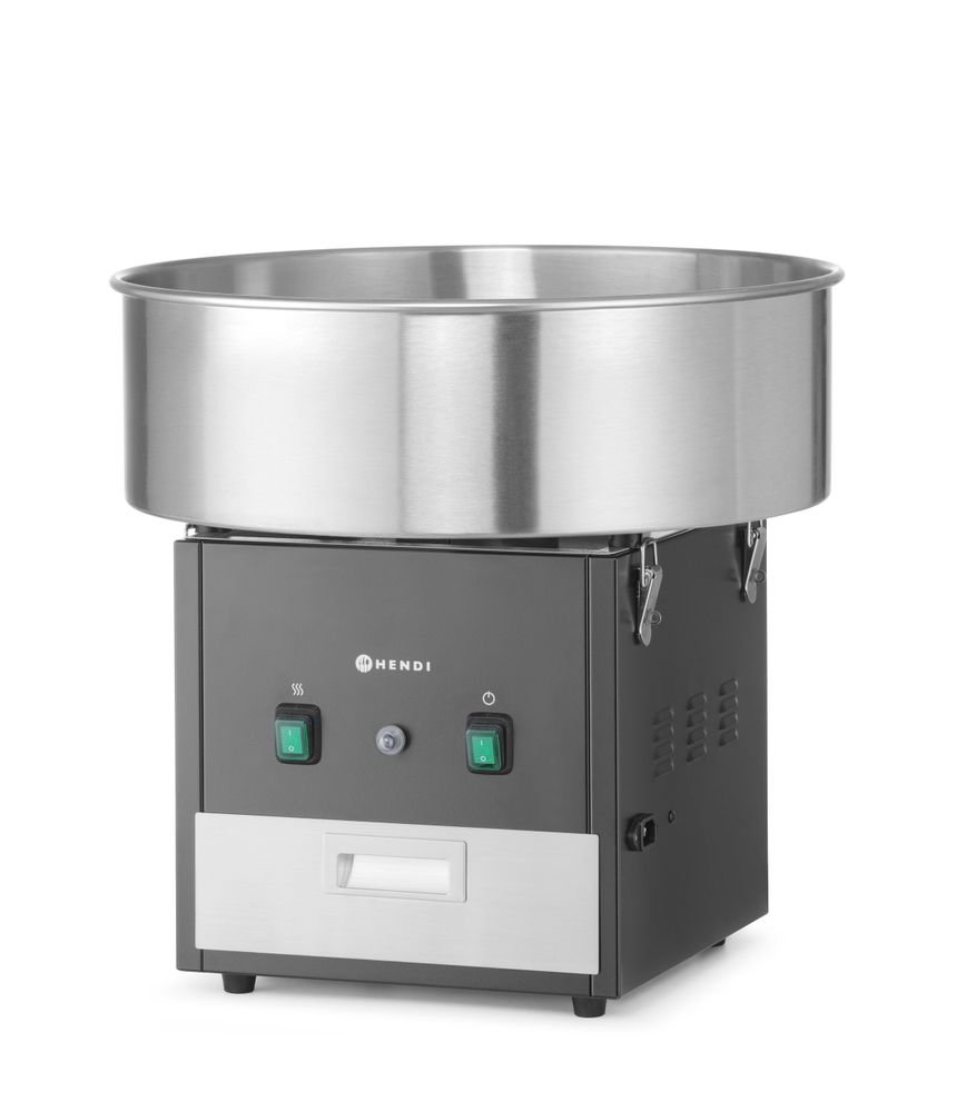 Zuckerwatte-Maschine , Schwarz, 220-240V/1130W, 520x520x(H)503mm