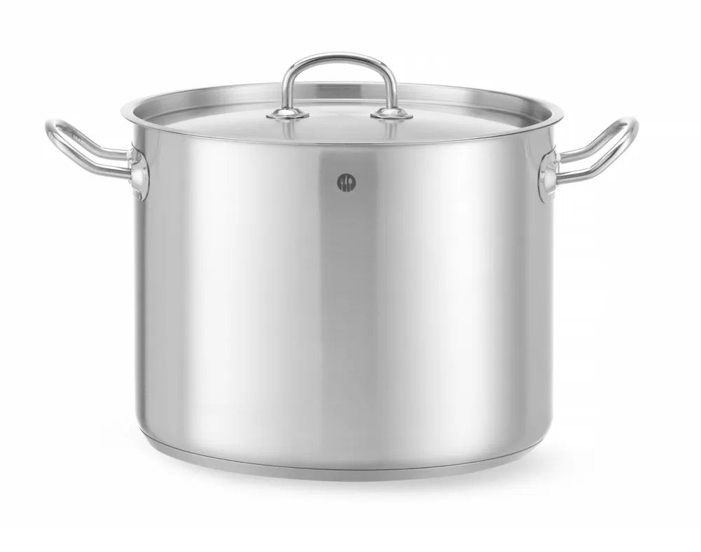 Kochtopf, hoch - mit Deckel, Kitchen Line, 13,5L, ⌀280x(H)220mm