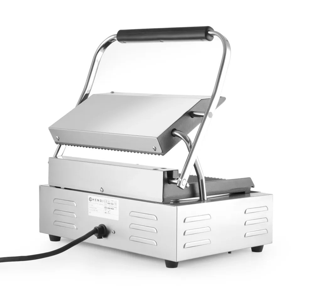 Kontaktgrill - Panini, oben und unten gerillt, 230V/2200W, 430x375x(H)216mm Kontaktgrill - Panini, oben und unten gerillt, 230V/2200W, 430x375x(H)216mm