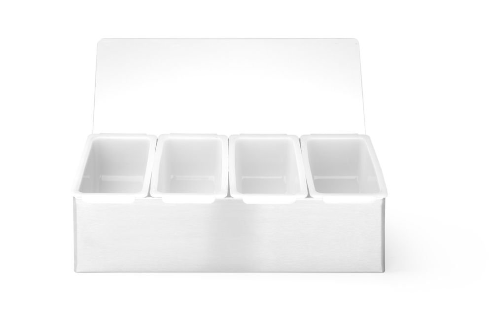 Zutatenbehälter, BarUp, 5 Fächer, 375x140x(H)90mm Zutatenbehälter, BarUp, 5 Fächer, 375x140x(H)90mm