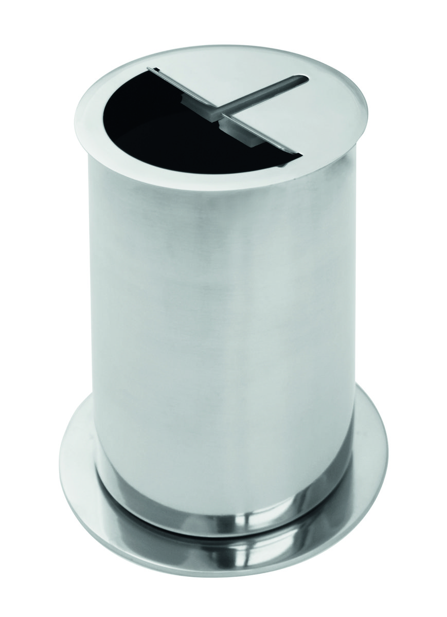 Messer-Abstreifbehälter Standgerät