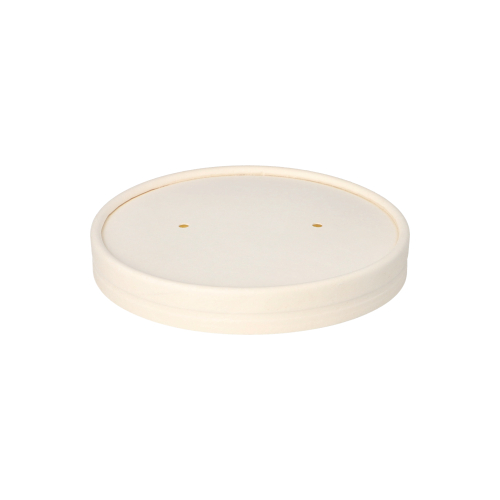 3000 Deckel für Suppenbecher, Pappe "To Go" rund Ø 11,8 cm weiss
