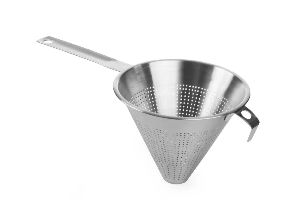 Spitzsieb mit Randhalterung, 380x180x(H)150mm