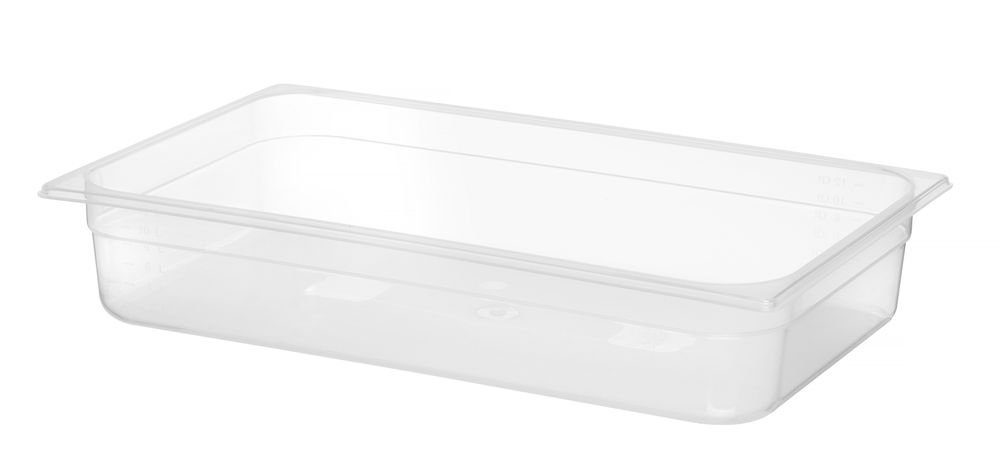 Gastronorm-Behälter 1/1, HENDI, Profi Line, GN 1/1, 14L, Transparent, 530x325x(H)100mm Gastronorm-Behälter 1/1, HENDI, Profi Line, GN 1/1, 14L, Transparent, 530x325x(H)100mm