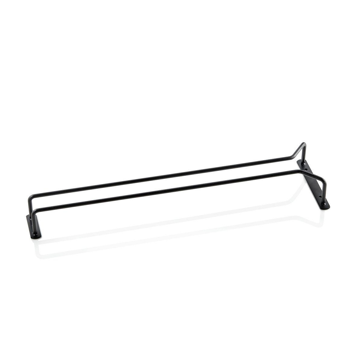 Gläserschiene 61,5 cm, Eisen pulverbeschichtet