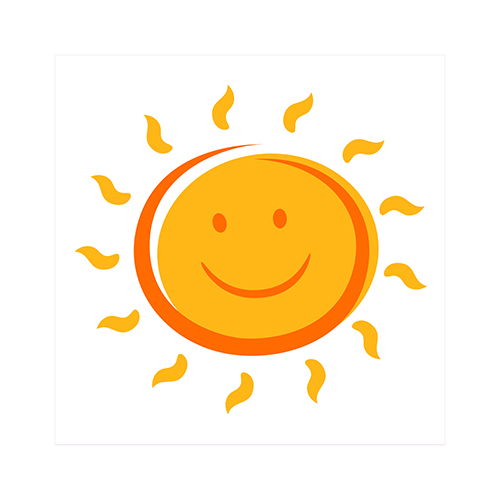 20 Servietten, 3-lagig 1/4-Falz 25 cm x 25 cm "Here comes the Sun" 41160 Servietten, 3-lagig 1/4-Falz 25 cm x 25 cm "Here comes the Sun"