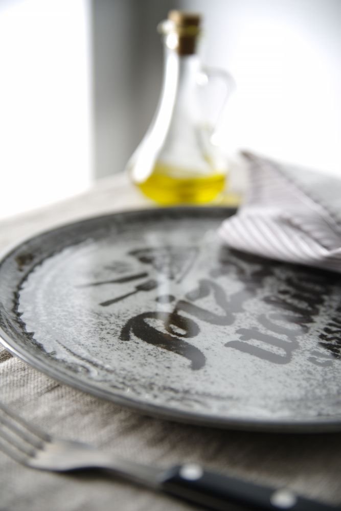 Pizzateller Recipe Collection Schwarz, Schwarz, ⌀310mm