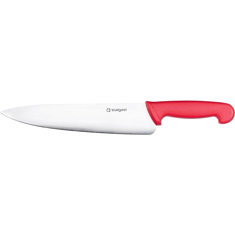 Stalgast Kochmesser, HACCP, Griff rot, Edelstahlklinge 25 cm Stalgast Kochmesser, HACCP, Griff rot, Edelstahlklinge 25 cm