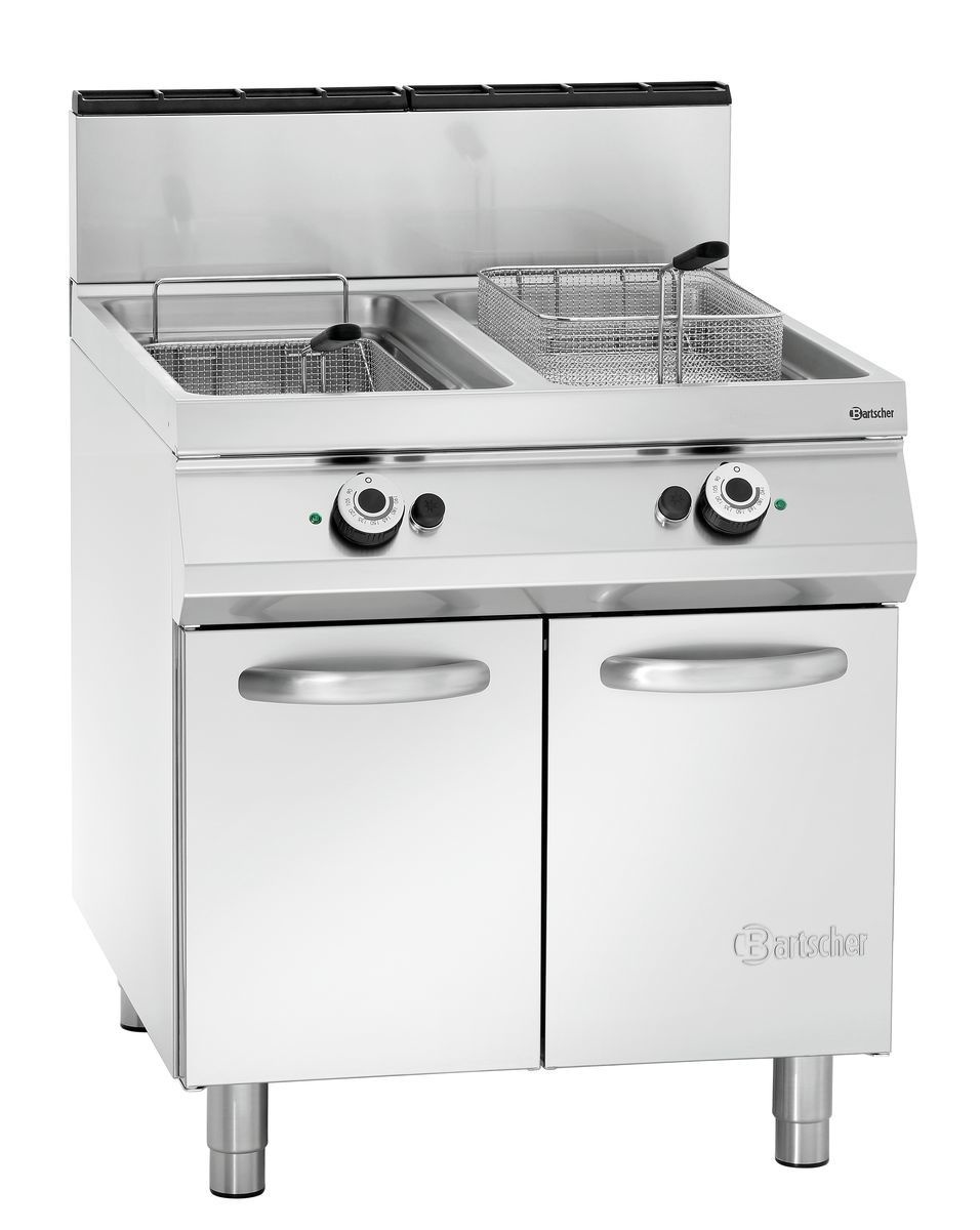 Gas-Standfritteuse, 2 Becken Gas-Standfritteuse, 2 Becken