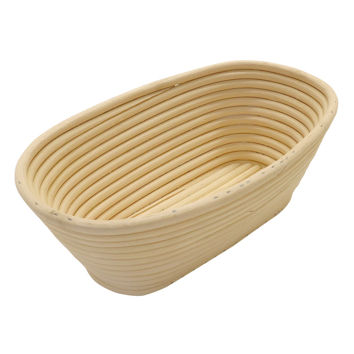 Brotform / Gärkorb, lang, runder Kopf
