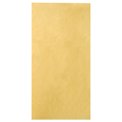 16000 Servietten, 3-lagig 1/8-Falz 40 cm x 40 cm gelb