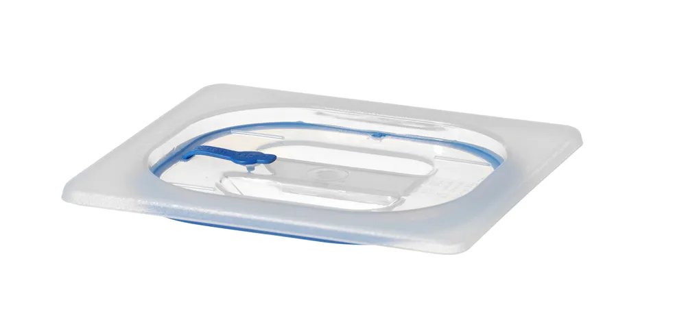 Gastronorm Deckel, luftdicht verschließbar, GN 1/6, Transparent, 176x162mm Gastronorm Deckel, luftdicht verschließbar, GN 1/6, Transparent, 176x162mm