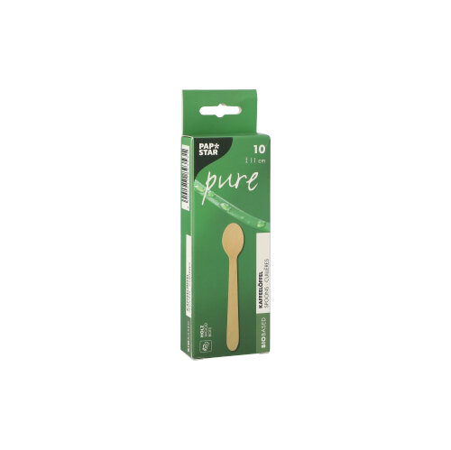 10 Kaffeelöffel, Holz "pure" 11 cm 32400 Kaffeelöffel, Holz "pure" 11 cm