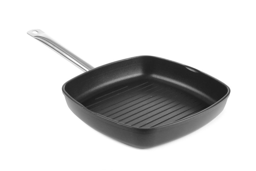 Grillpfanne mit gerillter Bratfläche Titanium Professional, HENDI, 550x290x(H)55mm Grillpfanne mit gerillter Bratfläche Titanium Professional, HENDI, 550x290x(H)55mm