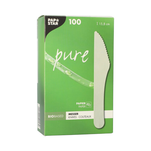 65000 Messer, Papier "pure" 15,8 cm weiss