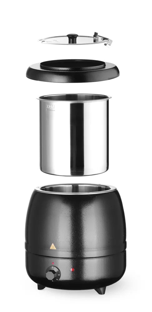 Suppenkessel, Kitchen Line, 8L, Schwarz, 230V/400W, ⌀330x(H)363mm Suppenkessel, Kitchen Line, 8L, Schwarz, 230V/400W, ⌀330x(H)363mm