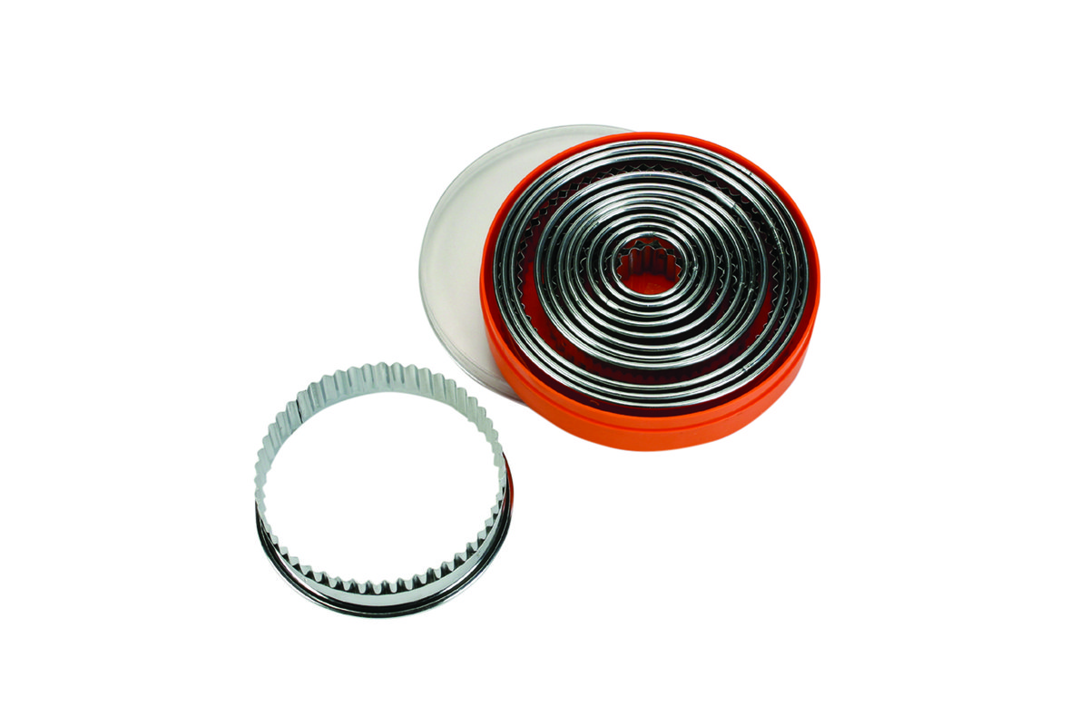 Ausstechersatz rund gezackt