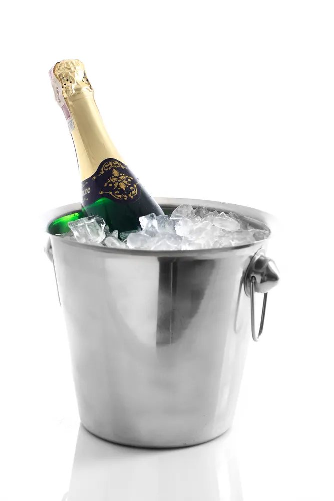 Champagnerkühler, BarUp, 3,3L, Silber, ⌀220x(H)190mm