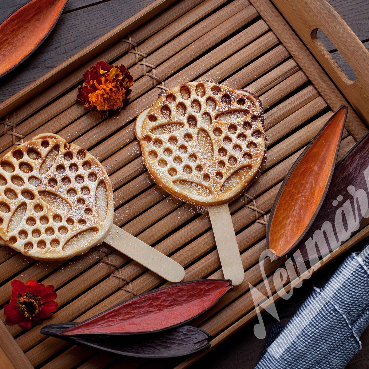 Waffel-Bärchen am Stiel Wechselplatten für Thermocook®