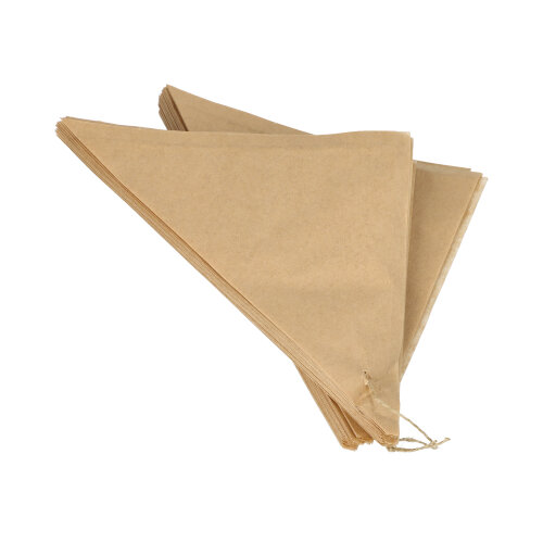 140000 Spitztüten, Pergament-Ersatz 27 cm x 19 cm x 19 cm braun Füllinhalt 125 g, fettdicht