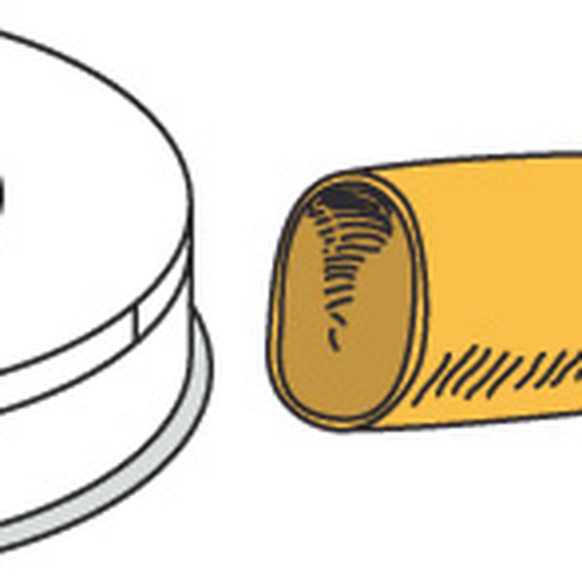 Pasta-Scheibe Ø 57 mm Cannellone für MPF 2,5 und MPF 4