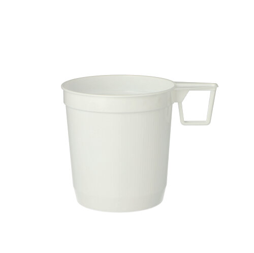 40 Kaffeetassen, PS 0,25 l Ø 8 cm · 8,5 cm weiss 8000 Kaffeetassen, PS 0,25 l Ø 8 cm · 8,5 cm weiss
