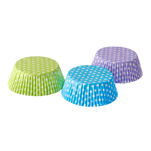 1440 Backförmchen Ø 5 cm · 2,5 cm farbig sortiert "Dots" 151200 Backförmchen Ø 5 cm · 2,5 cm farbig sortiert "Dots"