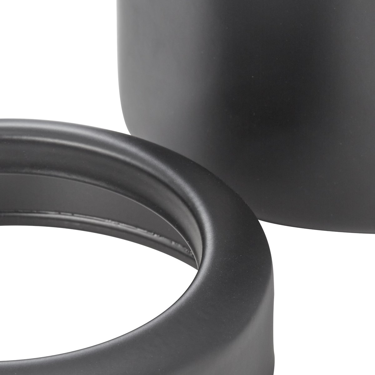 Tischrestebehälter, 700 ml, Ø 10 cm, schwarz pulverbeschichtet, Chromnickelstahl Tischrestebehälter, 700 ml, Ø 10 cm, schwarz pulverbeschichtet, Chromnickelstahl