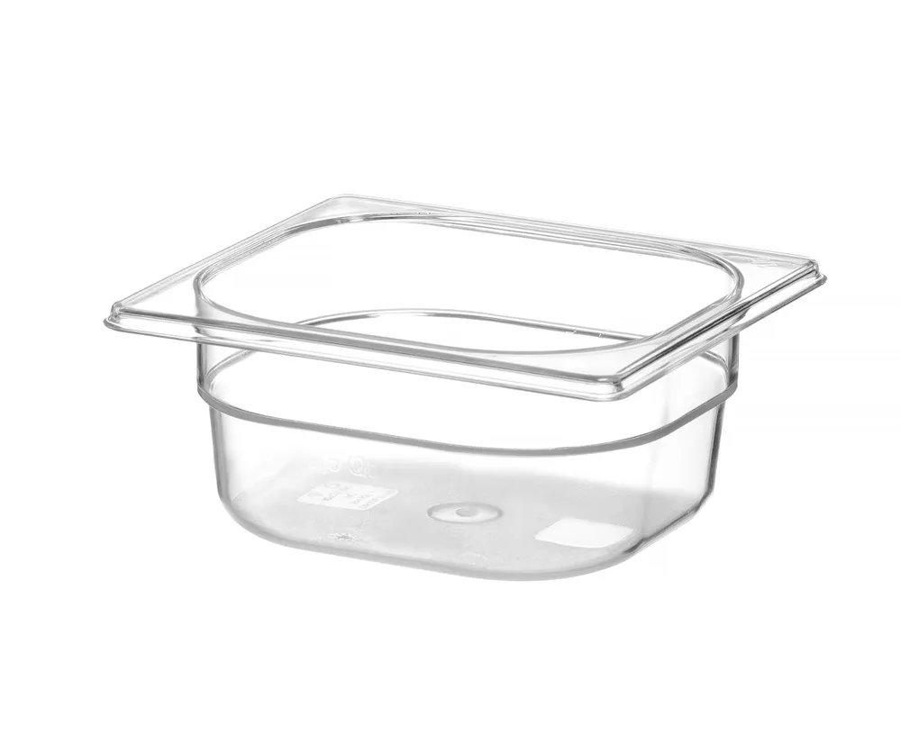Gastronorm-Behälter 1/6, Profi Line, GN 1/6, 1L, Transparent, 176x162x(H)65mm Gastronorm-Behälter 1/6, Profi Line, GN 1/6, 1L, Transparent, 176x162x(H)65mm