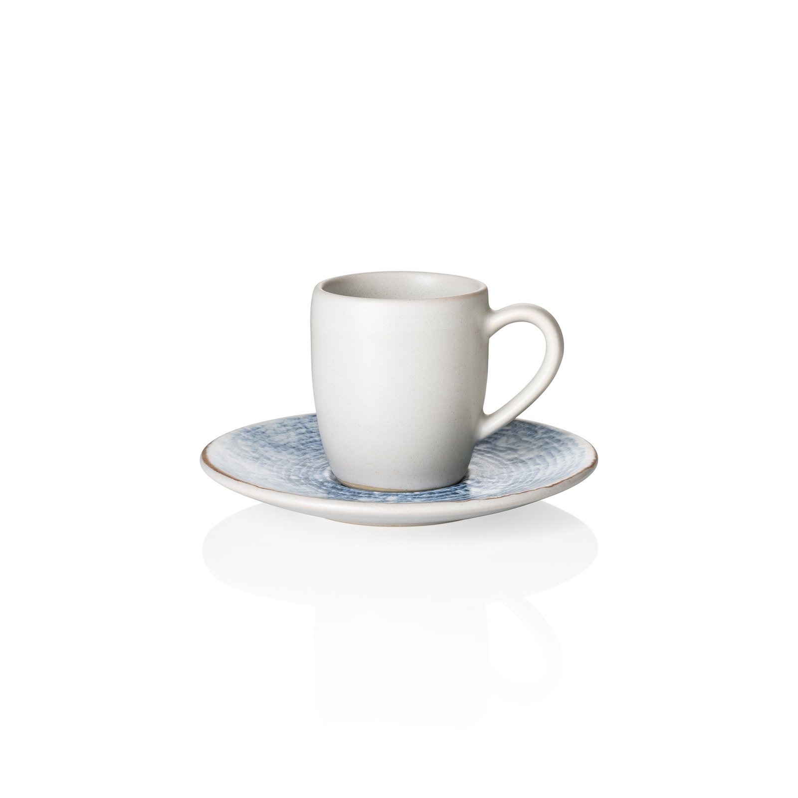 Espresso- und Untertasse Set ROCKZZERO, 80 ml, arctic