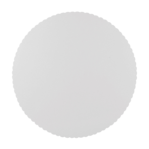 7920 Tortenunterlagen, Pappe "pure" rund Ø 28 cm weiss mit gezacktem Rand