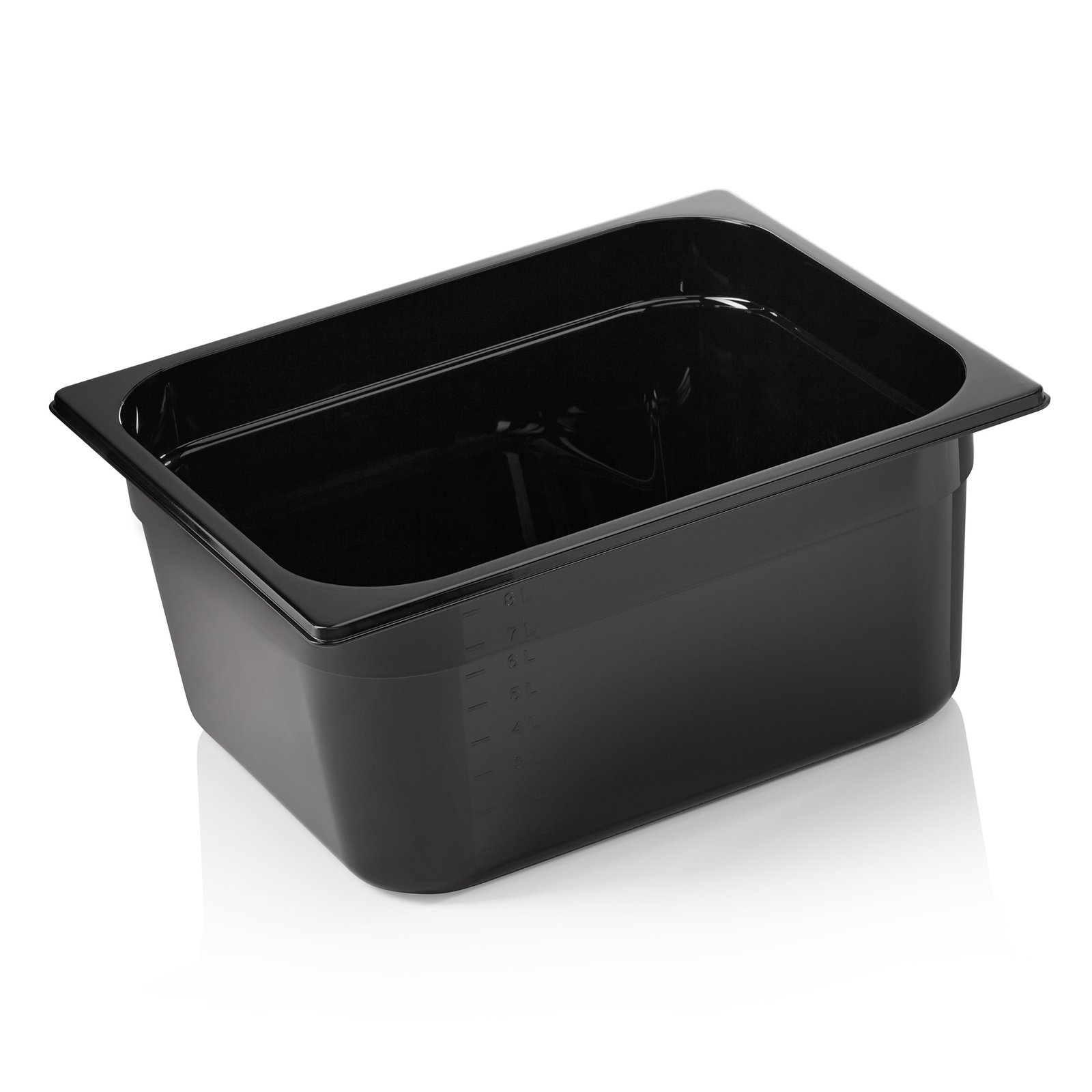 GN Behälter GN 96 BLACK 1/2-150 mm, schwarz, Polycarbonat