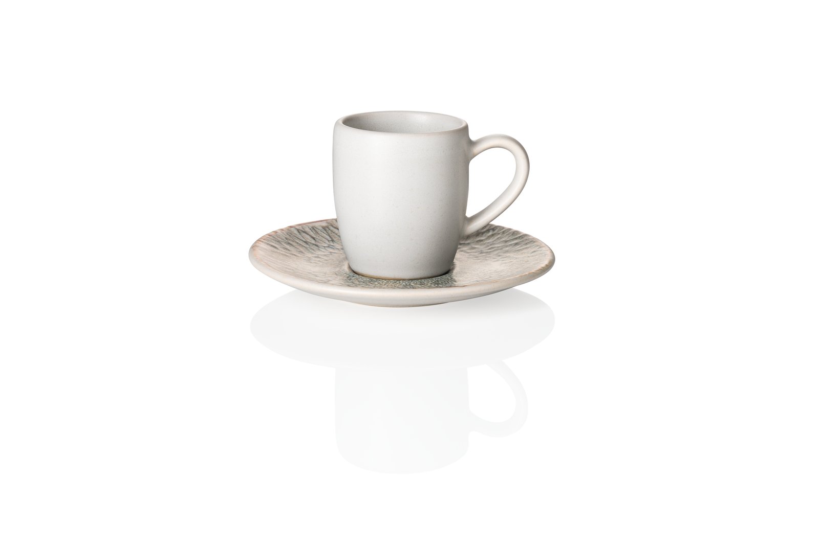 Espresso- und Untertasse Set ROCKZZERO, 80 ml, iris