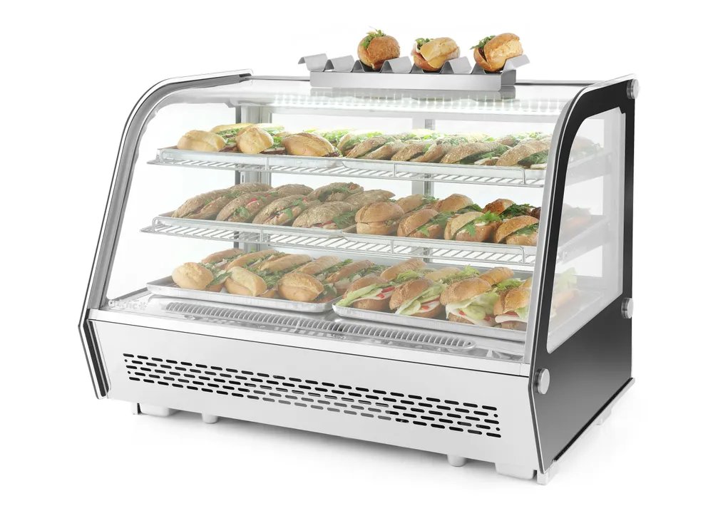 Aufsatz-Kühlvitrine, Arktic, 160L, 230V/160W, 885x570x(H)680mm Aufsatz-Kühlvitrine, Arktic, 160L, 230V/160W, 885x570x(H)680mm