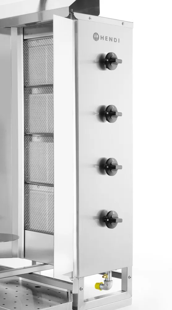 Gas Kebab Grill, Profi Line, 230V/16W, 13kW, 735x745x(H)1110mm Gas Kebab Grill, Profi Line, 230V/16W, 13kW, 735x745x(H)1110mm